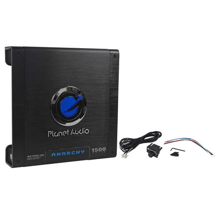 New Planet Audio AC1500.1M 1500w Mono Car Audio Amplifier Amp+Bass Level Remote