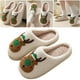 thumbnail image 5 of Felpa Cálidas Sin Cordones Cómodas Casa Zapatos Plataforma Invierno Ciervos Navidad Antideslizantes Mujeres Hombres para Regalo, 5 of 9