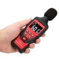 thumbnail image 4 of Noise Tester, Plastic Portable Decibel Meter, Sound Level Meter For Home Schools Residential Areas Office HT622A, 4 of 8