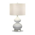 thumbnail image 3 of Evelyn&Zoe Traditional Metal Table Lamp with Satin Nickel Accents, 3 of 11