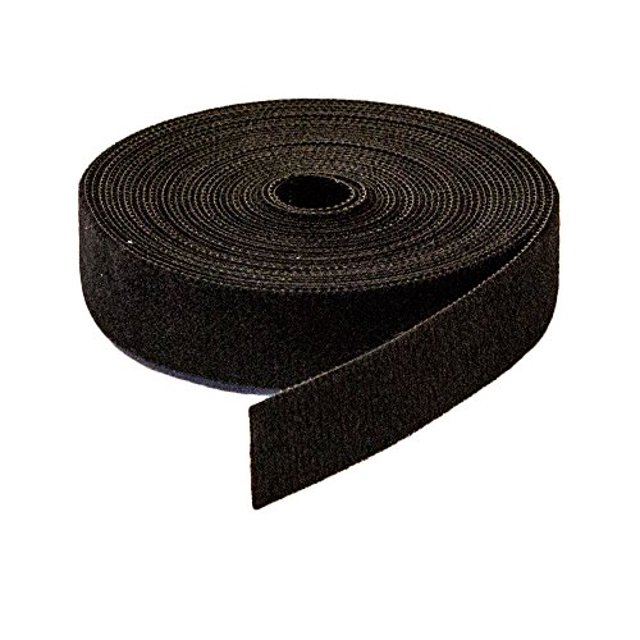 NavePoint Attaches de Câble Réutilisables 3/4 Pouce Rouleau Crochet et Boucle - 5M 15 Pieds Lot de 5