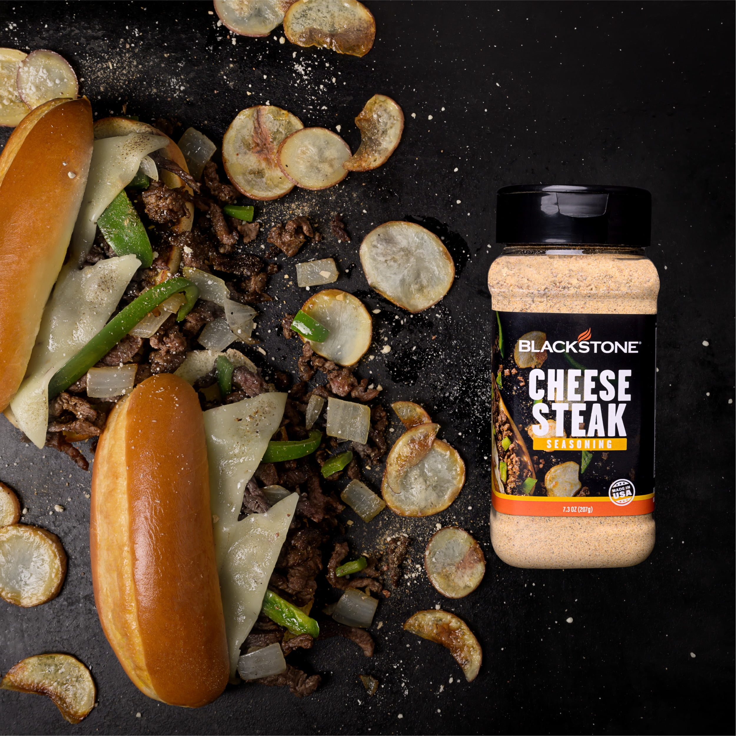 Blackstone Cheesesteak Seasoning, 7.3 oz - Gluten-Free