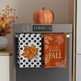 thumbnail image 4 of Hello Fall Maple Leaves Pumpkin Autumn Dish Towels 18x26 Inch Hand Kitchen Towels Dishcloth Home Decorations Set of 4, 4 of 6