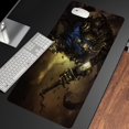 thumbnail image 3 of Alfombrilla de ratón XXL de Anime Dark Soul, alfombra con diseño de paisaje, alfombrilla grande para escritorio de juegos, alfombrillas de ratón con borde de bloqueo con impresión HD, 3 of 5