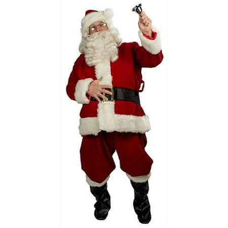 deluxe velvet santa suit size up to 48 quot walmart com deluxe velvet santa suit size up to 48 quot walmart com