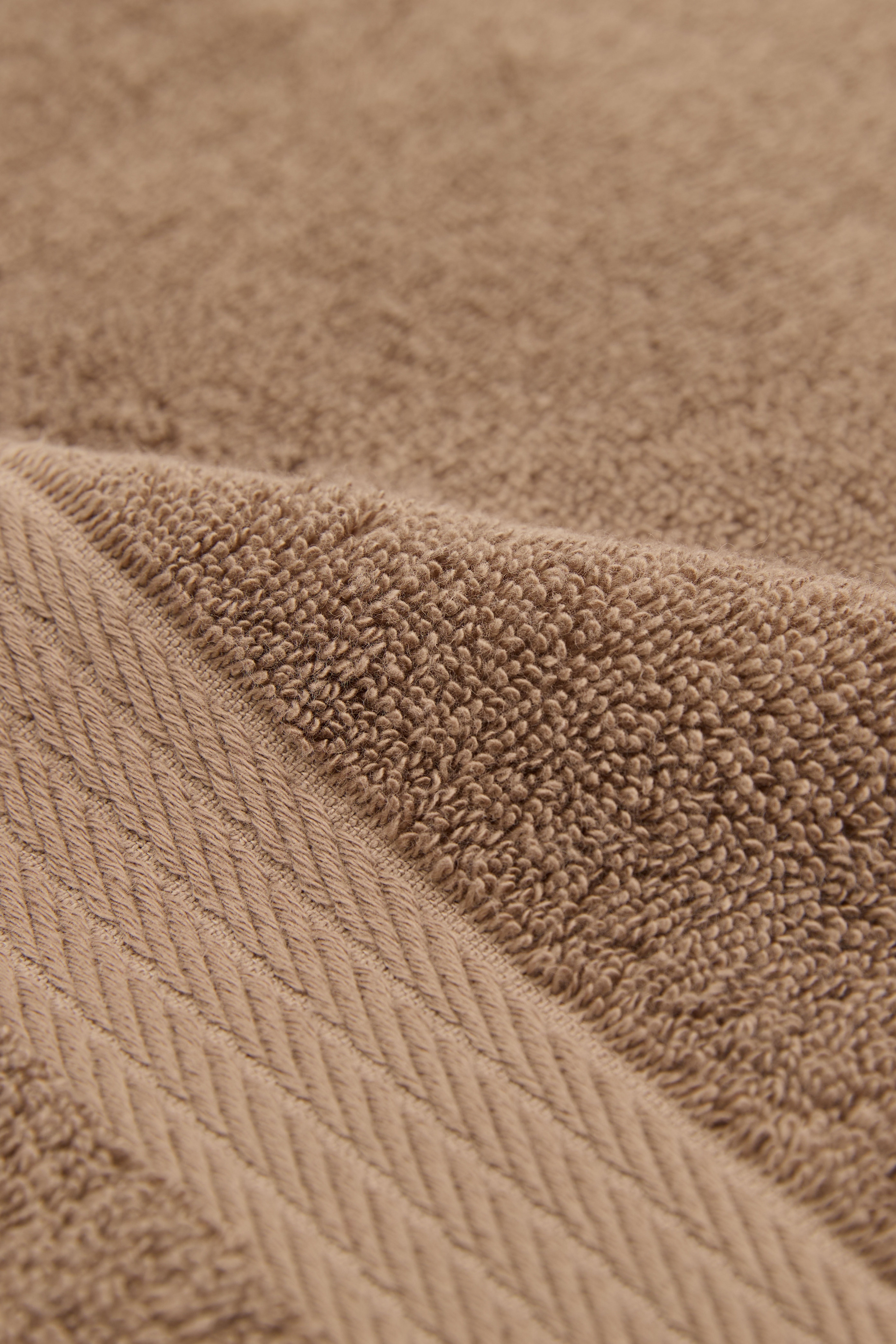 Ozdilek 4-Piece 16x30 Hand Towels  575 GSM – 100% Turkish Cotton, Luxury Soft , Quick Dry & Absorbent, Fade-Resistant, Comfortable & High-Quality Cotton Towel  (Light Brown)