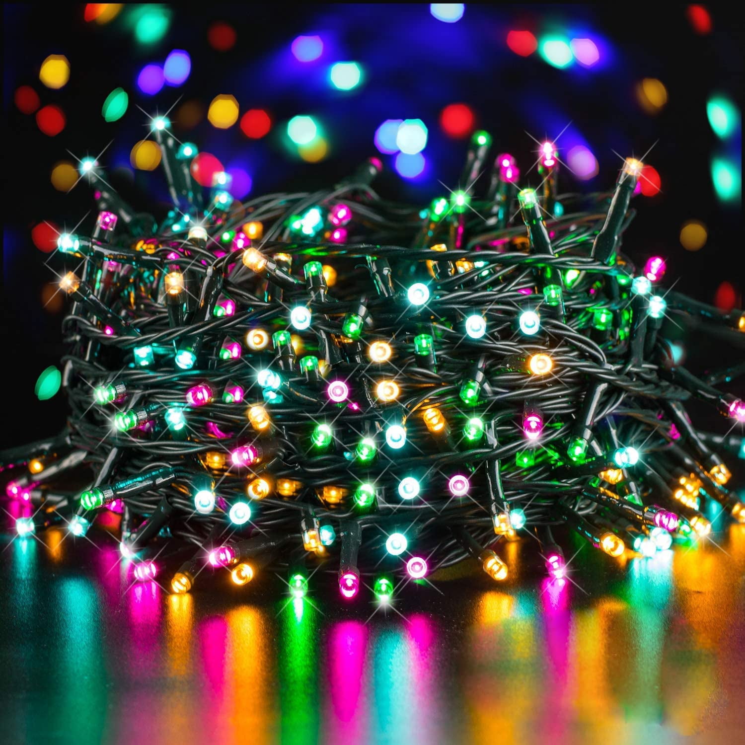 Lumières de fenêtre de Noël d'intérieur | Décoration
