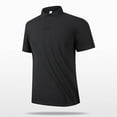 thumbnail image 4 of CaiJunJia George Polo Shirt,Men's Short Sleeve 100% Cotton Pique Color Block Polo Shirt, 4 of 6