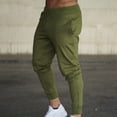 thumbnail image 2 of Edvintorg Mens Sweatpants Solid Color Fitness Training Pants Slim Casual Sweatpants Small Foot Joggers for Men 2025 New Pants, 2 of 6