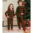 thumbnail image 3 of GYRATEDREAM Christmas Family Pajamas Sets, Christmas Family Matching Pajamas Sleepwear, Xmas Holiday Plaid Print Family Pjs Jammies Nightwear Loungewear for 3M-4XL, 3 of 8