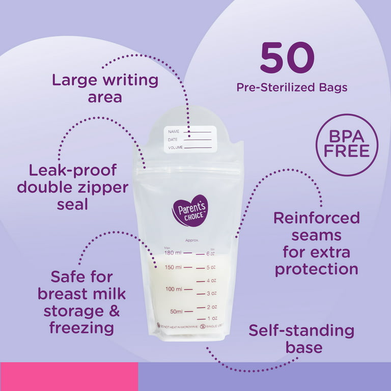 Dr. Brown's Breast Milk Storage Bags - 50ct 