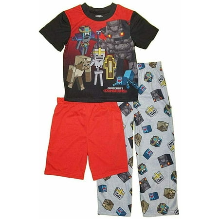 

Minecraft 3 PC Short Sleeve Pajama Set Boy Size 8