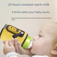 thumbnail image 4 of Portable Baby Bottle Warmer, Premium PU USB Bottle Warmer Heater with 18W Quick Charge, Wide Application Suitable for Home, Outing, Family Travel, Orange, 4 of 7
