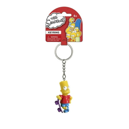 The Simpsons Bart Skateboard Figural Keychain