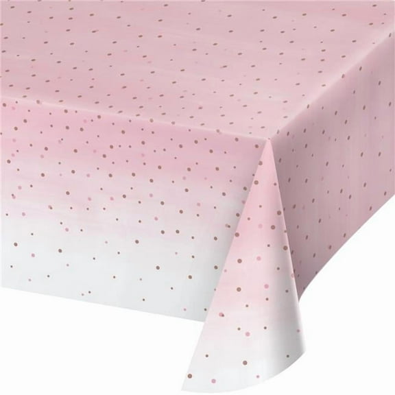 Creative Converting 340217 Rose All Day Plastic Tablecloth