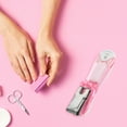 thumbnail image 6 of Unique Bargains 1 Pcs Nail Clippers Portable Nail Clipper for Nail Care Stainless Steel Pink, 6 of 7