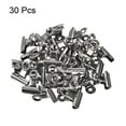 thumbnail image 3 of Uxcell Metal Hinge Clip Clamp Small Binder Clips Silver 0.94x0.86x0.63 inch 30pcs, 3 of 5