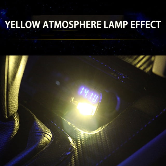 Agiferg Automobile USB Atmosphere Lamp, LED Decoration Lamp, Interior Sole Lamp