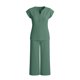 thumbnail image 5 of Top y falda Conjunto de las mujeres de la moda de color sólido suelto de manga corta con cuello en V con pantalones cortados de pierna ancha Set de bolsillo Pantalones y Top Set para las mujeres, 5 of 6