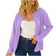 thumbnail image 1 of Blusa informal de manga larga con cuello redondo y cuello redondo para mujer Fridja  czfsfas3648, 1 of 5
