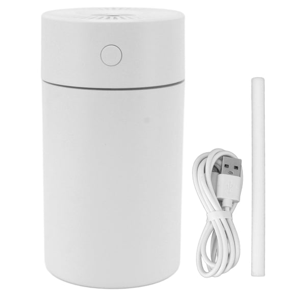 Humidificador portátil pequeño Humidificador silencioso USB de escritorio con luz nocturna colorida para el hogar, la oficina, el dormitorio, el automóvil, blanco