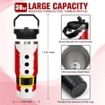 thumbnail image 5 of 30oz Christmas Tumbler Mug Funny Santa Gifts for Kids and Adults Insulated Stainless Steel Tumbler with Handle Travel Coffee Cup Water Bottles, 5 of 6