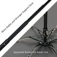 thumbnail image 6 of LHWEN Compact Travel Umbrella Lightweight Design for Pockets and Handbags No Button Open and Close Windproof Construction with Fiberglass and Ideal Gift for Men Women and Children Portable Black Umbre, 6 of 7