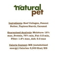 thumbnail image 4 of Natural Pet Peanut Butter Flavored Collagen Donut For Dogs, 4 of 6