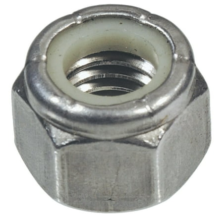 UPC 008236142365 product image for Hillman Stainless Steel Nylon Insert Coarse Thread Lock Nut | upcitemdb.com