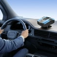 thumbnail image 5 of Car Heater, 150W 12V Auto Heater Defroster That Plugs Into Cigarette Lighter, Portable 360-degree Rotating Electric Defroster, 2-in-1 Fast Heating & Cooling Modes for Auto RV Car Truck, etc (Blue), 5 of 10