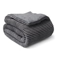 thumbnail image 6 of Mainstays Kids Gray Solid Plush Ribbed Corduroy Comforter Set, Twin, 2 Pieces, 6 of 8
