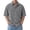 Gray#02, variant on Dwelliawo Mens Button Down Casual Summer Beach Shirts Button Down Short Sleeve Shirts Holiday Beach Regular Fit Cotton Button Up Shirt Summer Tops Khaki XL