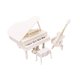 thumbnail image 2 of 1:12 Guitarra de piano en miniatura de casa de muñecas a 1:12 con taburetes, juguete modelo de instrumentos musicales, muebles de muebles de casa de, 2 of 8