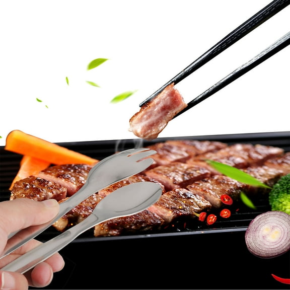 Soimiss 1PC Grill Clamp Stainless Steel Kitchen Tool for BBQ and Cooking