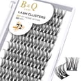 thumbnail image 1 of Lash Clusters B06 Extensiones de pestañas DIY 72 grupos de pestañas CD Curl B&Q pestañas Wispy Volume Lashes grupo individual DIY en casa (B06,D-8-16MIX), 1 of 4