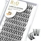 thumbnail image 1 of Lash Clusters B02 D Curl 0.630 in Extensiones de pestañas DIY 72 grupos de pestañas B&Q LASH Mega Volumen Pestañas individuales Extensiones de grupos de pestañas Wispy Individual Lashes Cluster DIY en, 1 of 4