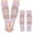 E, variant on STAOEDU Volleyball Arm Sleeves for Girls Passing Forearm Sleeves with Protection Pads and Thumbhole for Youth 1 Pair
