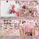 thumbnail image 5 of Pegatinas de Flores, Suministros para Scrapbooking para Diarios Basura para Adultos, 50 Hojas, Pegatinas Transparentes y Papel Rosa., 5 of 5