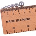 thumbnail image 2 of 3000 PCS 1 Box 7Sizes 2.5/3/4/5/6/8/10mm Flat Back Half Round Pearl Cabochon Bead Loose Beads Gem for Nail Craft Scrapbook DIY Decoration (Gray), 2 of 2