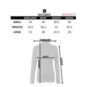 KOGMO Womens Long Sleeve Solid Basic Fitted Turtleneck Shirt