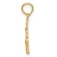 thumbnail image 2 of FJC Finejewelers 14k Yellow Gold Mini Double Starfish Coral Charm, 2 of 6