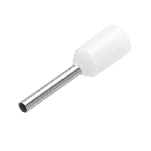 Uxcell 4000Pcs Insulated Ferrule Wire Connector Electrical Crimp Terminal 22 AWG for Electrical Equipment White