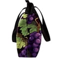 thumbnail image 4 of Grape Canvas Leather Mix Hand-Held Bag Twill Jeanette Sponge 30x10.5x39cm/11.8x4.1x15.4in, 4 of 5