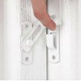 thumbnail image 1 of unique 4 Packs Flip Door Sliding LatchesWhite 90 Degree Stainless Steel Bar Gate, 1 of 5