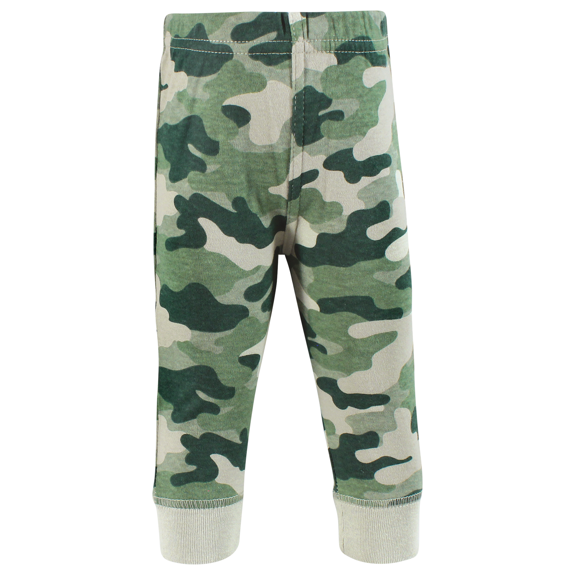 Hudson Baby Boys Cotton Pants and Leggings, Camo, 2T