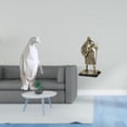 thumbnail image 2 of Escultura de pingüino, figura de escritorio, estatua de caballero, artesanías de arte, material de resina coleccionable, detalles suaves, adecuado par, 2 of 8