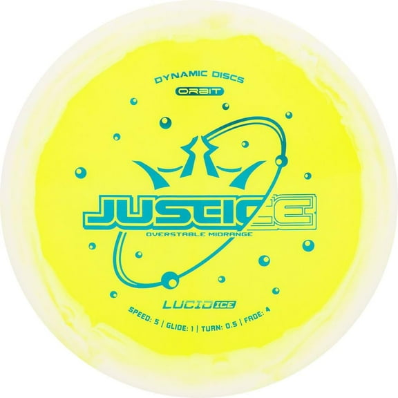 Dynamic Discs Lucid Ice Orbit Justice Midrange Golf Disc - Colors Will Vary