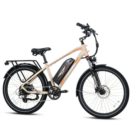 Addmotor 26 Inch Electric Bike, 500W 48V 20AH Battery UL Certified Commuter City Electric Bicycles for Adults, E-53 Khaki Addmotor 26 Inch Electric Bike, 500W 48V 20AH Battery UL Certified Commuter City Electric Bicycles for Adults, E-53 Khaki