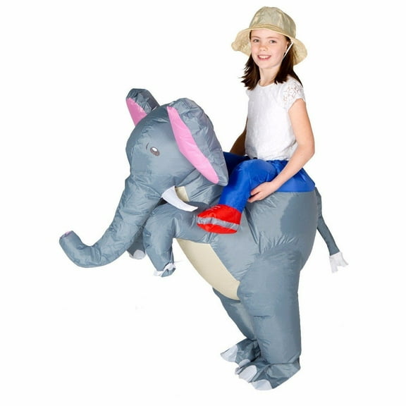 Bodysocks Kids Inflatable Elephant Fancy Dress Costume (Age 6 )