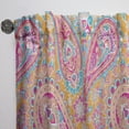 thumbnail image 3 of DESIGN ART Designart 'Pattern Based on Paisley' Vintage Curtain Single Panel 52 in. wide x 95 in. high - 1 Panel 95 Inches, 3 of 5